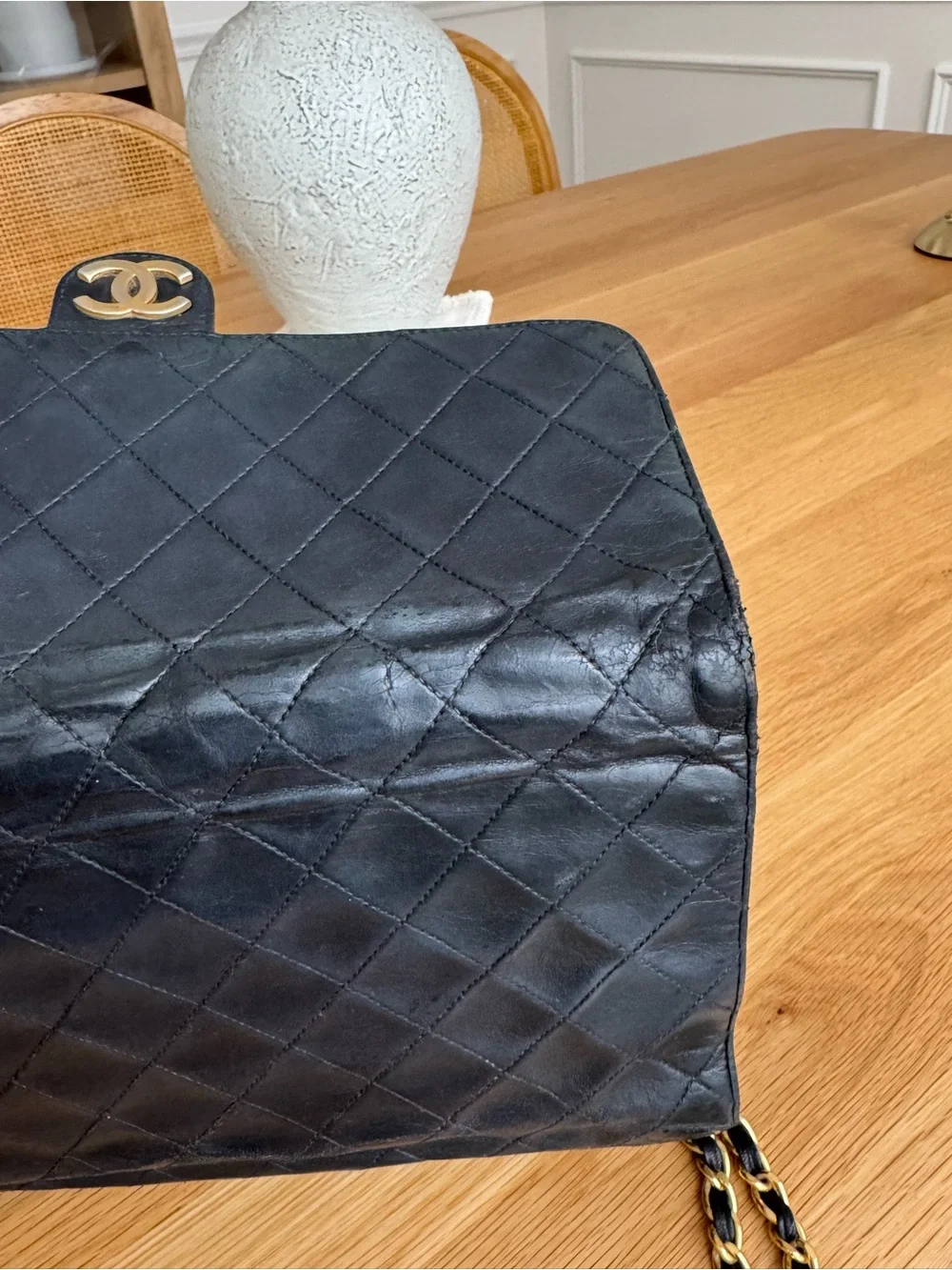 ✅AUTHENTIC✅CHANEL LAMBSKIN QUILTED BAG